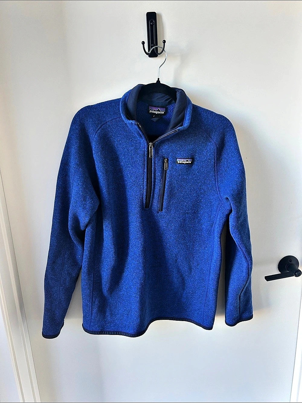 Patagonia Better Sweater Quarter-Zip Fleece Pullover Blue Small